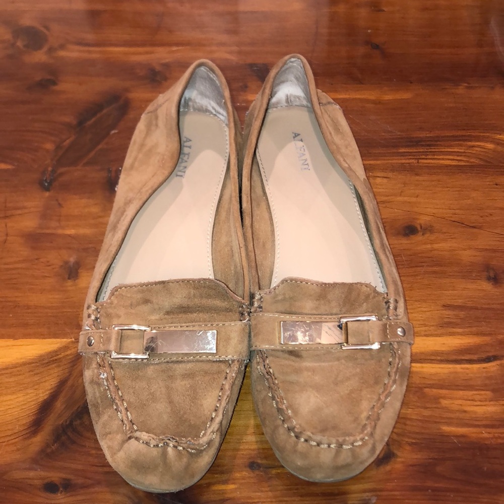 Tan Suede Loafers